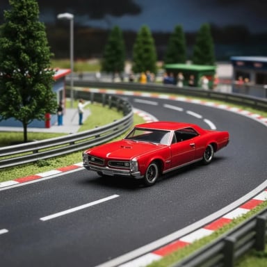 PONTIAC GTO 66 HOT WHEELS SILVER 1/64 - 2
