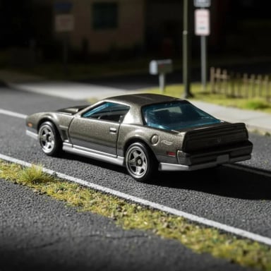 PONTIAC FIREBIRD 1984 HOT WHEELS SILVER 1/64 - 4