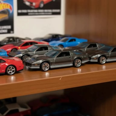PONTIAC FIREBIRD 1984 HOT WHEELS SILVER 1/64 - 8