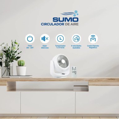VENTILADOR ULTRA SILENCIOSO CON CONTROL REMOTO VC-35 - 3