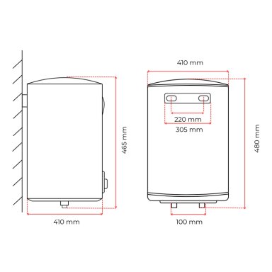 TERMO ELÉCTRICO 30 LITROS 1500 W DE MURO - 9