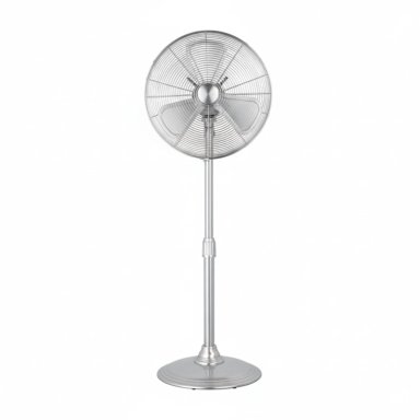 VENTILADOR DE PIE RETRO SUMO VP40 16' PLATA - 1