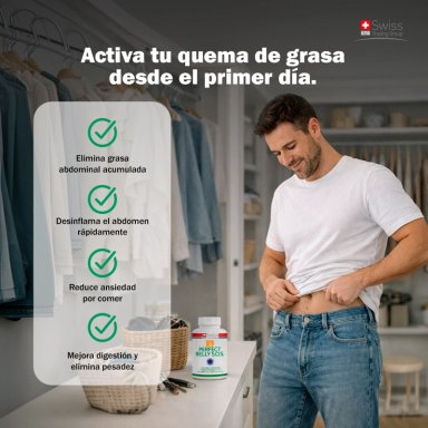 PERFECT BELLY SOS REDUCTOR GRASA ABDOMINAL CONTROL 120 CAPS - 8