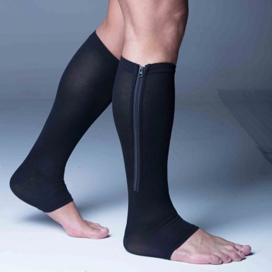 MEDIAS COMPRESORAS SWISS NATURE LABS VITAL SOCKS 2 BEIGE + 1 NEGRO TALLA 2XL 3XL - 5