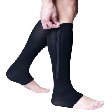MEDIAS COMPRESORAS SWISS NATURE LABS VITAL SOCKS 2 BEIGE + 1 NEGRO TALLA L XL - 3