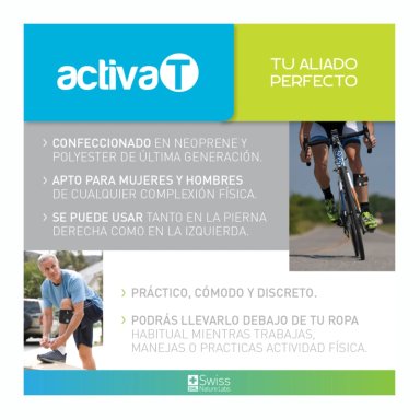RODILLERA SWISS NATURE LABS ATL01 ACTIVA T ACUPRESION TALLA GRANDE - 5
