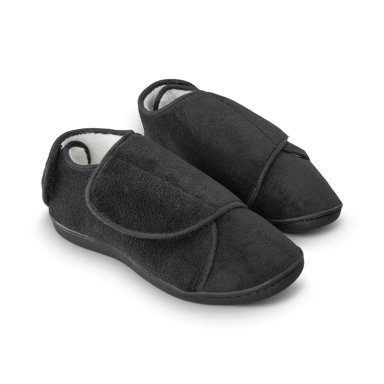 PANTUFLAS UNISEX SWISS NATURE LABS NEGRO COMFY WRAPS AJUSTABLES UNITARIA - 1