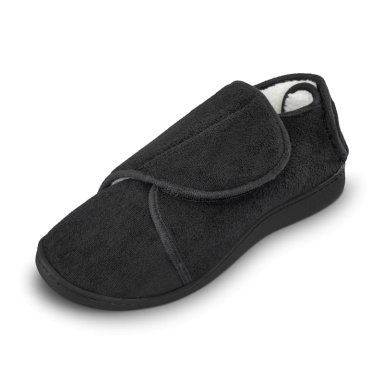 PANTUFLAS UNISEX SWISS NATURE LABS NEGRO COMFY WRAPS AJUSTABLES UNITARIA - 3