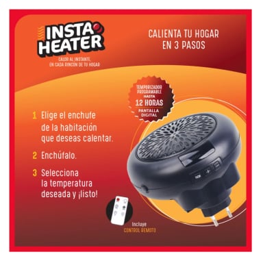CALEFACTOR SWISS NATURE LABS INSTA HEATER PARED DOS UNIDADES - 4