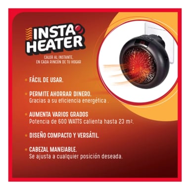 CALEFACTOR SWISS NATURE LABS INSTA HEATER PARED DOS UNIDADES - 5