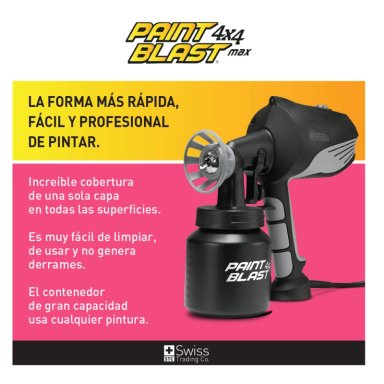 PISTOLA SWISS TRADING CO PINTAR PAINT BLAST 4X4 MAX - 4