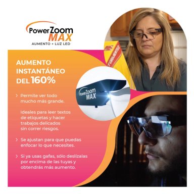 POWER ZOOM MAX GAFAS CON LUCES LED INTEGRADAS - 8