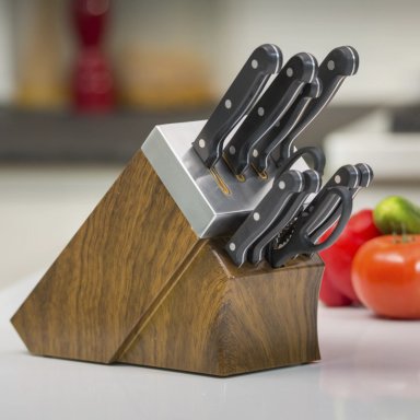 SET DE CUCHILLOS DE COCINA PROFESIONALES INCLUYE AFILADOR 10 PIEZAS - 1