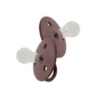 CHUPETES MININOR REDONDOS SILICONA 6M 2 UNS BURDEO - 1