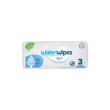 TOALLITAS HÚMEDAS BIODEGRADABLES 3X60 UNS WATERWIPES 180 UND - 4