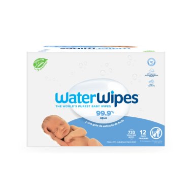 TOALLITAS HÚMEDAS BIODEGRADABLES WATERWIPES 720 UND - 3