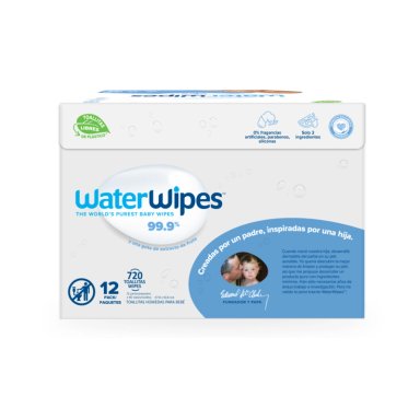 TOALLITAS HÚMEDAS BIODEGRADABLES WATERWIPES 720 UND - 4
