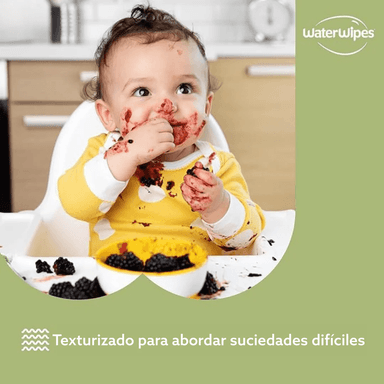 TOALLITAS HUMEDAS WATERWIPES TEXTURED CLEAN 60 UNIDADES - 2
