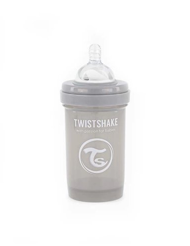 MAMADERA TWISTSHAKE ANTI-CÓLICO 180ML PASTEL GRIS - 2
