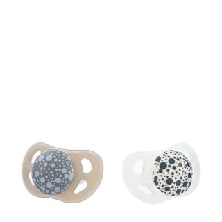 CHUPETES TWISTSHAKE 0-6M 2 UNS GRIS GRIS BLANCO - 1