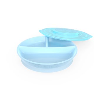 PLATO TWISTSHAKE DIVIDIDO 6+M PASTEL AZUL - 1