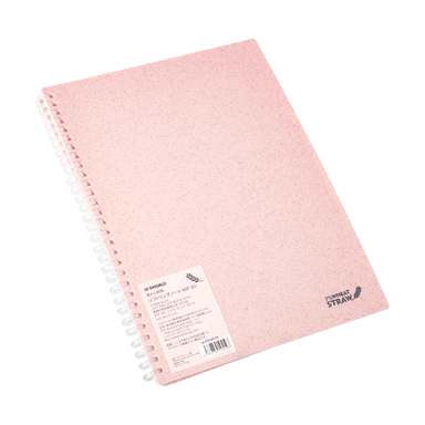 CUADERNO B5 ROSADO PASTEL ANILLADO - 3