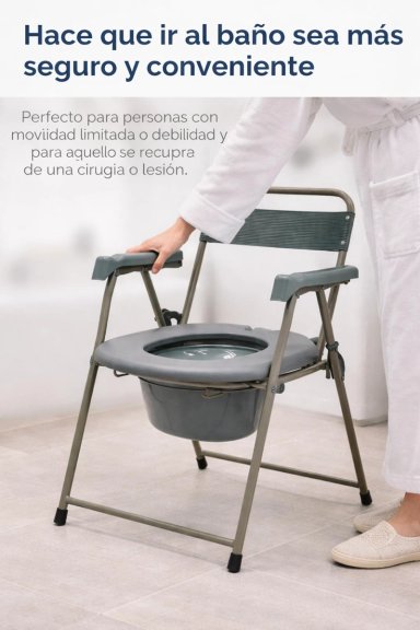 BAÑO PLEGABLE GLOMED WCP014 WC BÁSICO - 4