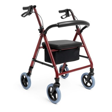 ANDADOR BURRO ORTOPE DICO 4 RUEDAS ASIENTO Y CANASTO - 1