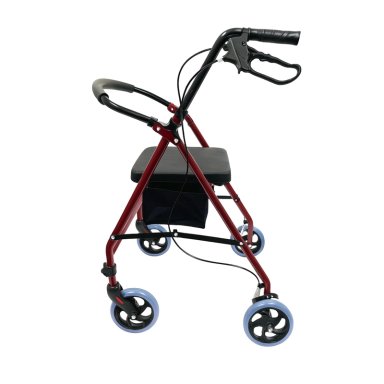 ANDADOR BURRO ORTOPE DICO 4 RUEDAS ASIENTO Y CANASTO - 4