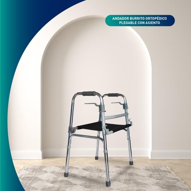 ANDADOR MAXCARE APA010 PLEGABLE CON ASIENTO - 4