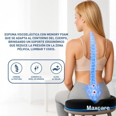 COJIN ORTOPE DICO COXIS ERGONOME TRICO 44,5 X 36 X 6,8 CM - 5