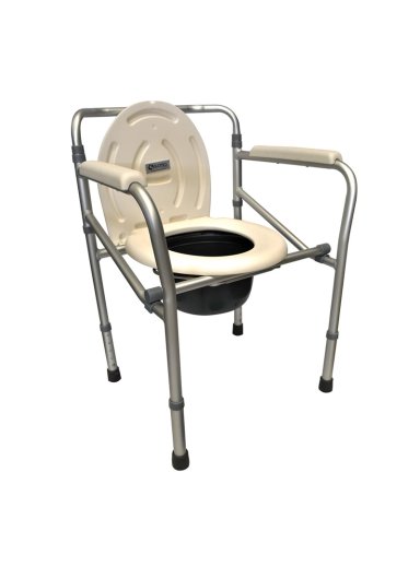 BAÑO PORTÁTIL GLOMED WCP018 WC PLEGABLE ALUMINIO PREMIUM - 1