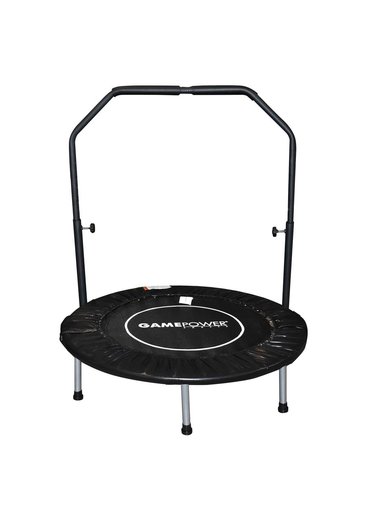 MINI TRAMPOLIN FITNESS CON BARANDA 92CM - 1