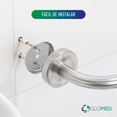 BARRA SEGURIDAD BAÑO CROMADA 80CM - 3