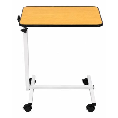 MESA CON RUEDAS AJUSTABLE PARA CAMA CLINICA CAFE . - 1