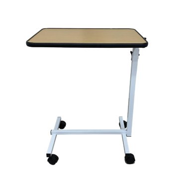 MESA CON RUEDAS AJUSTABLE PARA CAMA CLINICA CAFE . - 2