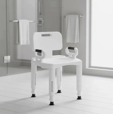 SILLA DE BAÑO DUCHA CON ALTURA REGULABLE - 2