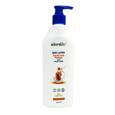 ADORABLE LOCIÓN CORPORAL PAPAYA CARROT & ACIDO KOJICO 500 ML - 1
