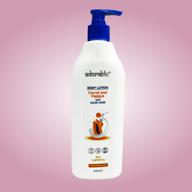 ADORABLE LOCIÓN CORPORAL PAPAYA CARROT & ACIDO KOJICO 500 ML - 2