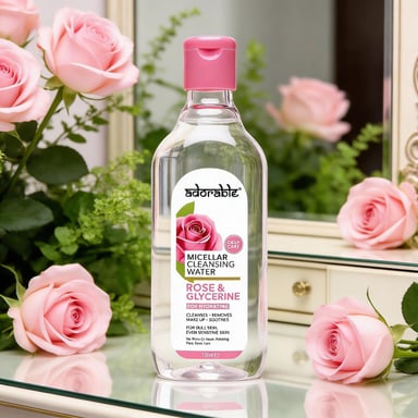 ADORABLE AGUA MICELAR ROSA & GLICERINA 100 ML - 3