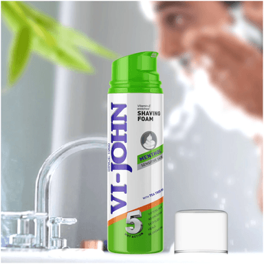 VI-JOHN ESPUMA DE AFEITAR PREMIUM MENTOL 200 GR - 2