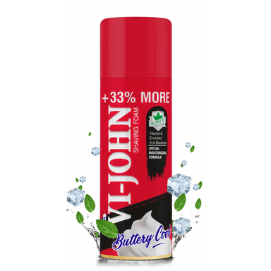VI-JOHN ESPUMA DE AFEITAR VIT E ANTI BACTERIAL 400 GR - 1