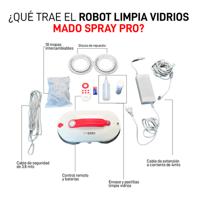 ROBOT LIMPIA VIDRIOS OSOJI MADO SPRAY PRO - 7