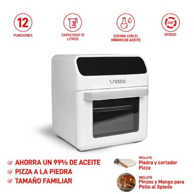 FREIDORA DE AIRE Y HORNO DE PIZZA OSOJI 12 LTS AIR FRYER - 5