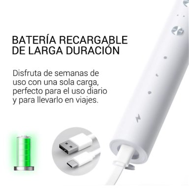 CÉPILLO ELÉCTRICO ULTRASÓNICO RECARGABLE OSOJI T100 - 4