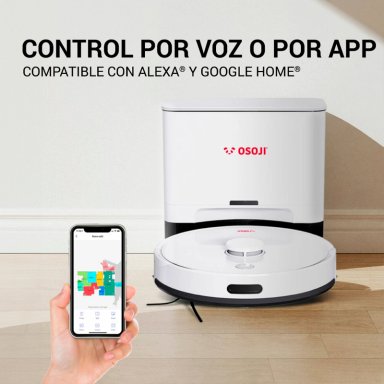 ASPIRADORA Y TRAPEADORA ROBOT OSOJI D1000 PRO CON WIFI  CON FILTRO HEPA - 6