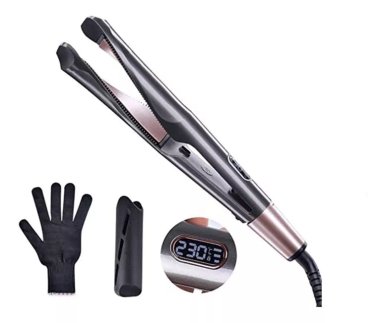 PLANCHA DE CABELLO ONDULADORA ALISADORA - 1