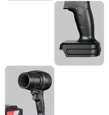 SOPLADOR INALAMBRICO 1050W TURBINA POTENTE BATERIA 18V THEK NEGRO - 4