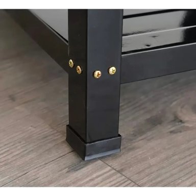 COCINA ENCIMERA A GAS 4 QUEMADORES CON REPISAS COLOR NEGRO - 7