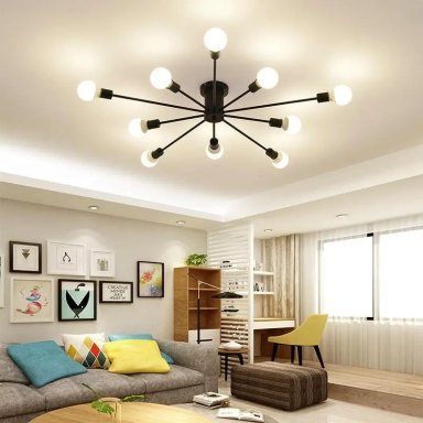 LAMPARA DISEÑO MODERNO NORDIC 2 LEOO LUXURYBRAND - 6